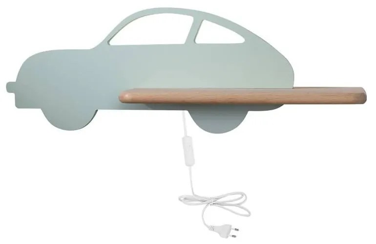 Lampada per bambini color menta Car - Candellux Lighting