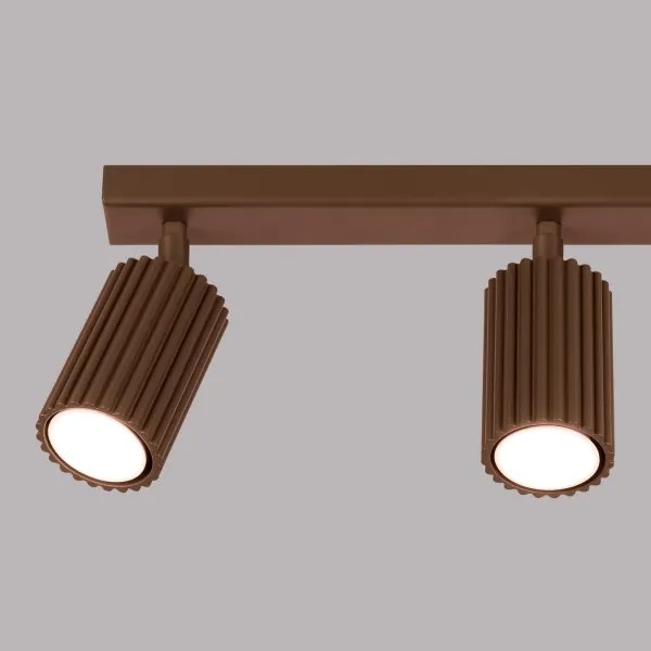 Brilagi - Faretto LED CRESTO 3xGU10/10W/230V marrone