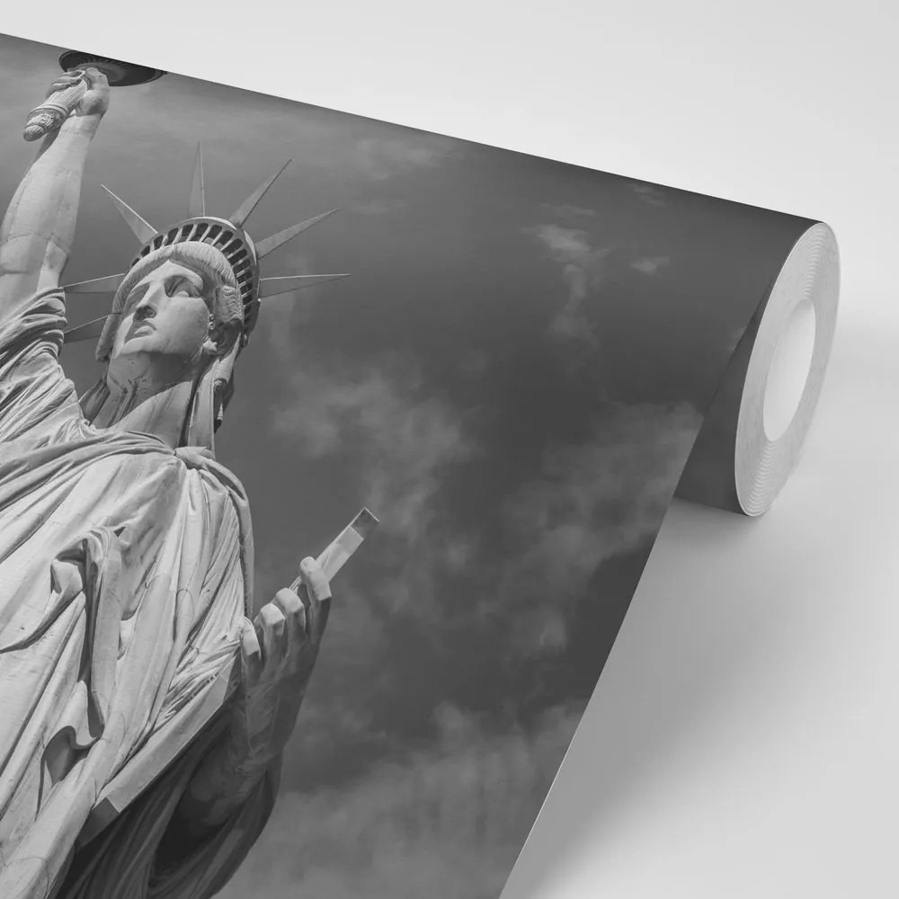 Carta da parati – Statua della Libertà in bianco e nero