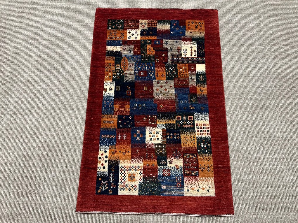Loribaft Tappeto persiano 90x130 (Iran) Annodato A Mano