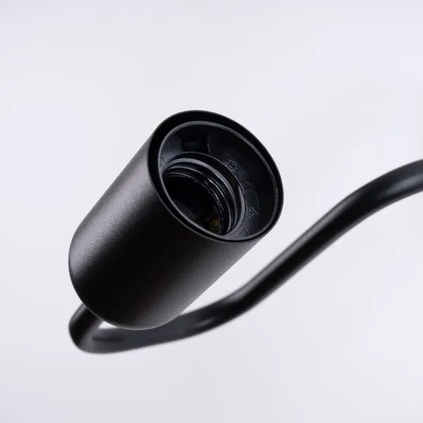 Sollux SL.1445 - Applique VECTOR 1xE27/15W/230V nero