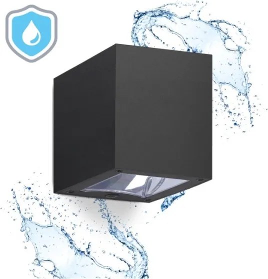 Lampada solare da parete QUERK LED/1,2V 3000/4000K IP54 800 mAh