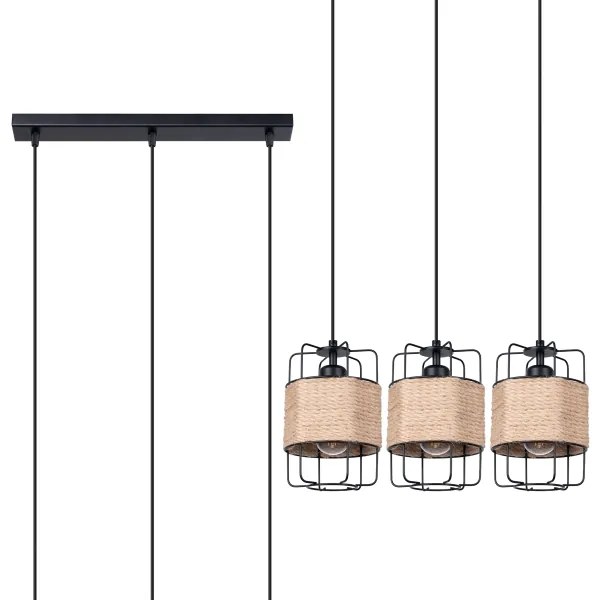 Sollux SL.1301 - Lampadario a sospensione con filo GIZUR 3xE27/15W/230V