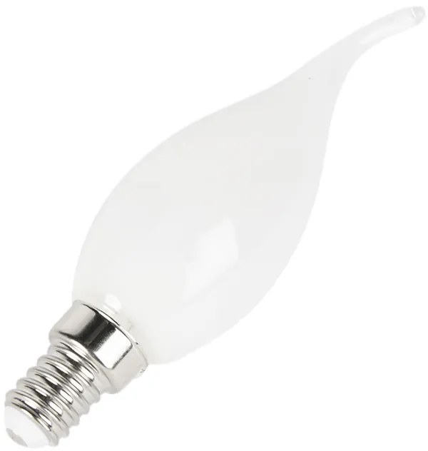 Set di 5 lampadine a filamento LED E14 dimmerabili a candela F35 opache 3W