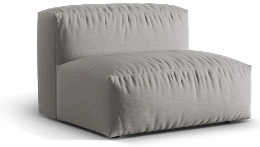 Modulo divano grigio chiaro (parte centrale) Martina - Micadoni Home