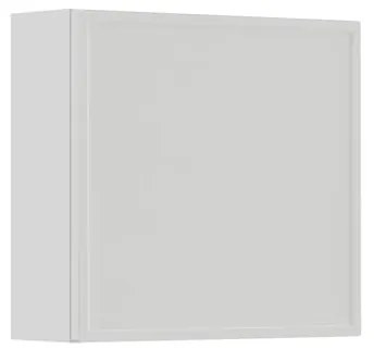 Pensile bagno Pixel laccato opaco bianco, 1 anta apertura da sinistra P 17 x L 40 x H 40 cm
