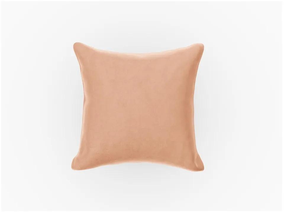 Cuscino in velluto rosa per divano componibile Rome Velvet - Cosmopolitan Design
