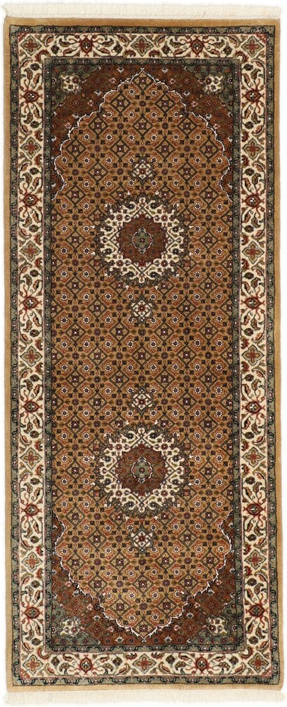 Moud Tappeto orientale 80x200 (Indian) Annodato A Mano