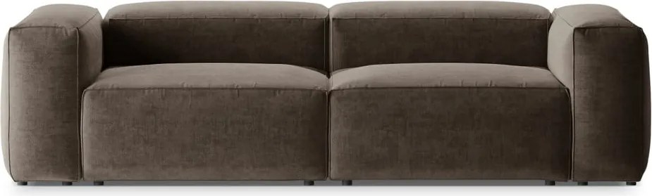 Divano marrone 264 cm Bergamo – Cosmopolitan Design