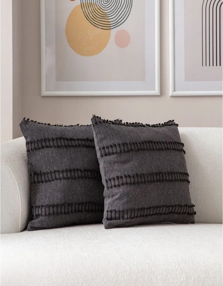 Federe decorative in set 2 pz 43x43 cm Tuffet – Mioli Decor