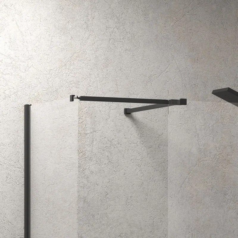 Box doccia 90x90 walkin profilo nero | KW2000B - KAMALU