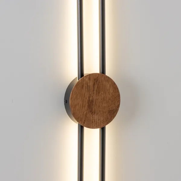 Brilagi - Applique a LED WOODY COLLINE LED/15W/230V 80 cm quercia ciliegio