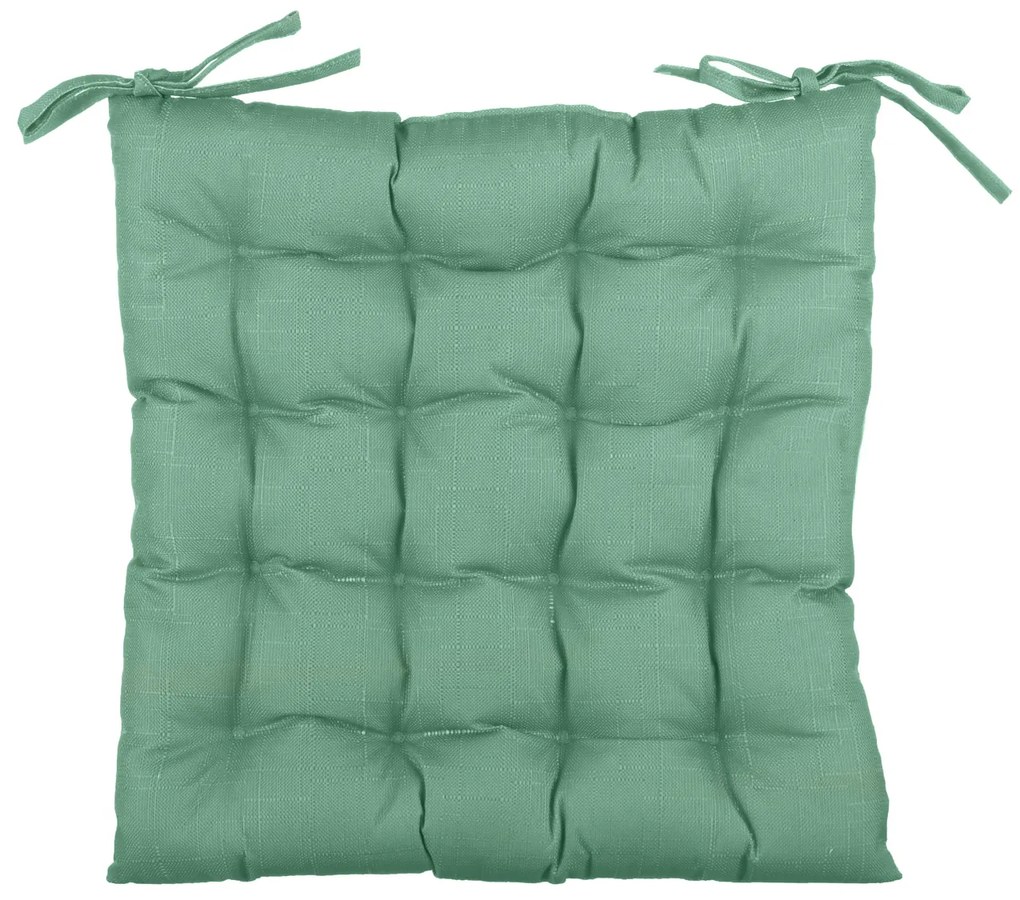 Cuscino sedia verde 42x42 cm idrorepellente