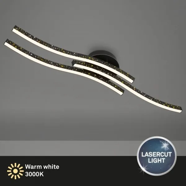 Brilo - Plafoniera LED LED/19W/230V 3000K nero