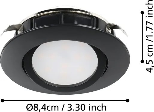Eglo 900748 - Lampada da incasso LED dimmerabile PINEDA LED/5,5W/230V