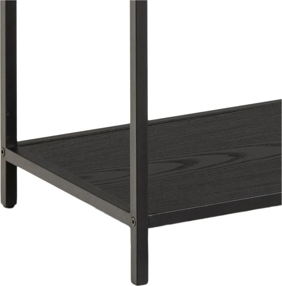 Libreria nera in frassino 135x150 cm Seaford - Actona