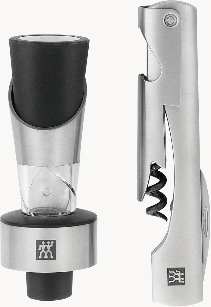 Set cavatappi e versatore Sommelier 2 pz