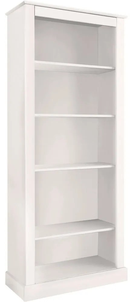 Libreria in legno di pino bianco 181x31 cm Mille - Støraa