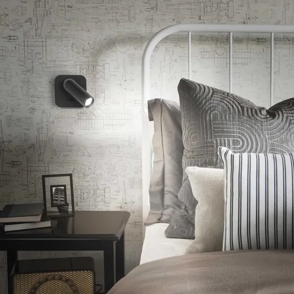 Ideal Lux - Luce Spot da parete a LED BEAN LED/3W/230V CRI 90 nero