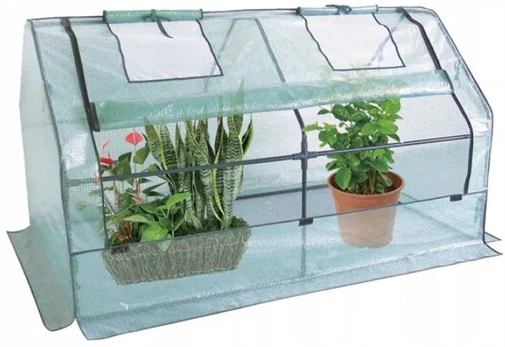 Pratico polytunnel da giardino con dimensioni 180 x 92 x 90 cm