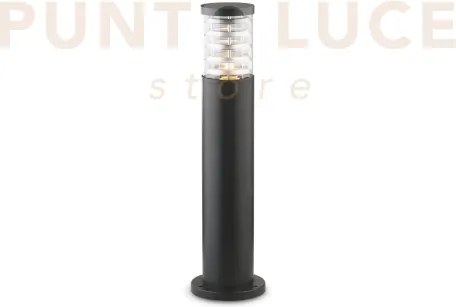 Tronco paletto 1 luce attacco e27 h.60,5cm ip65 nero