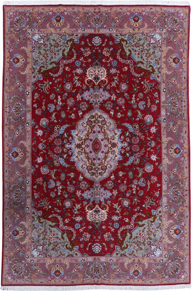 Tabriz Tappeto 210x310 (Iran) Annodato A Mano