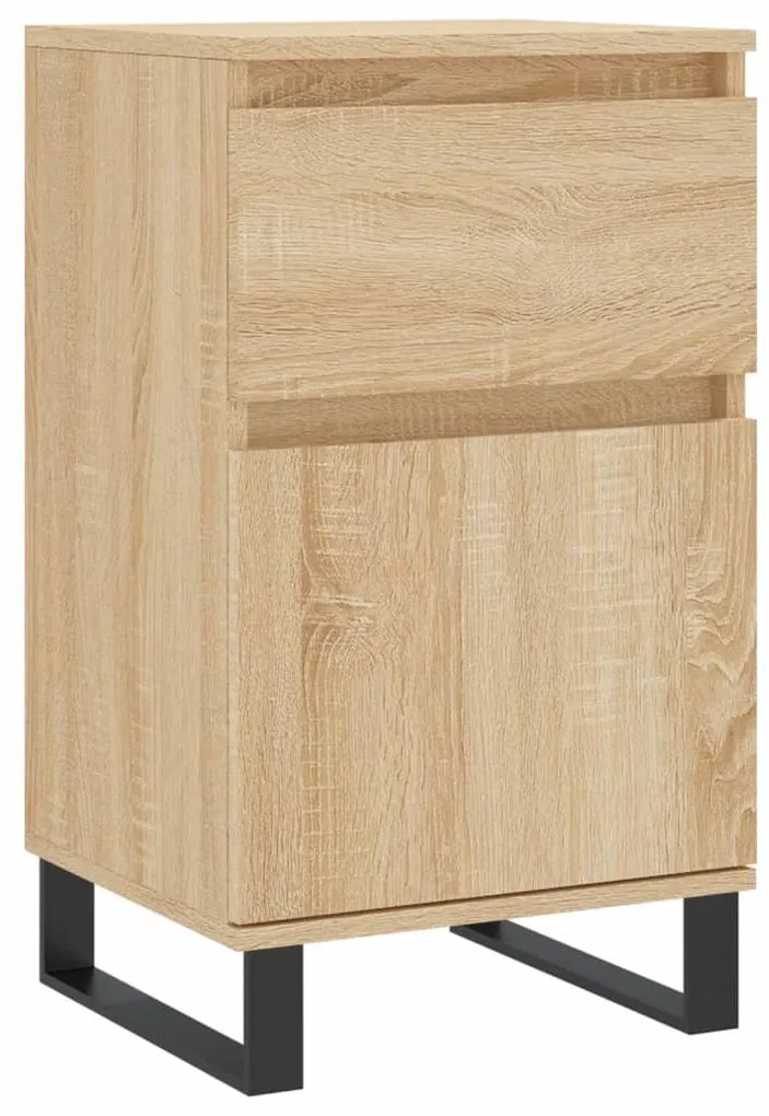 Credenza Rovere Sonoma 40x35x70 cm in Legno Multistrato