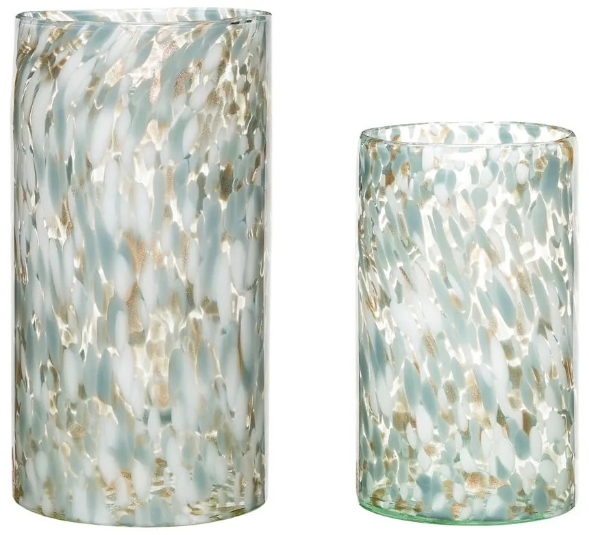 Set di 2 vasi multicolor in vetro fatti a mano altezza 37 cm Libra - Hübsch