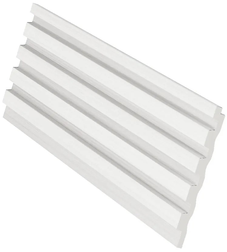 Pannello da parete 3D Set da 3,71m² Bianco - Lotto di 8 pezzi - TATIANA