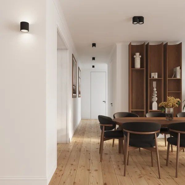 Brilagi - Faretto LED SFERA 1xGU10/10W/230V Ø 10 cm nero