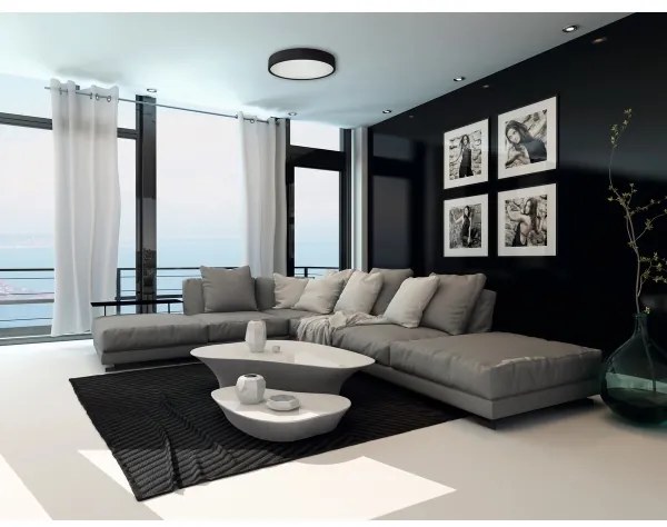 Kanlux 23120 - Plafoniera JASMIN 1xE27/20W/230V ø 27,5 cm wenge