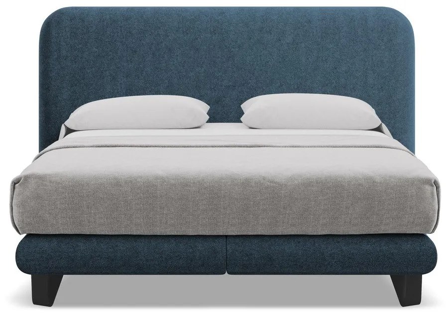 Letto boxspring blu 180x200 cm Ilima - Makamii