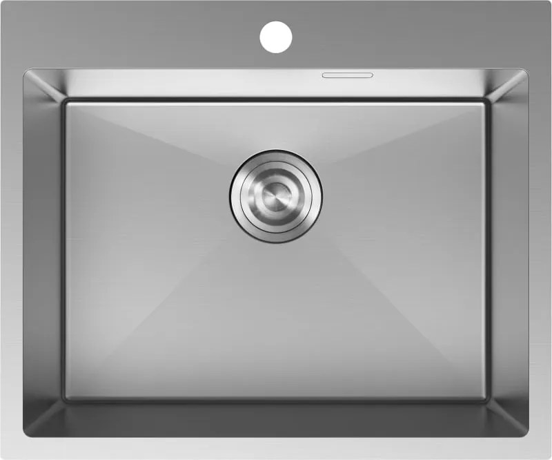 Mexen Solix lavello in acciaio 1 vasca 600 x 500 mm, inox - 6408601000-01