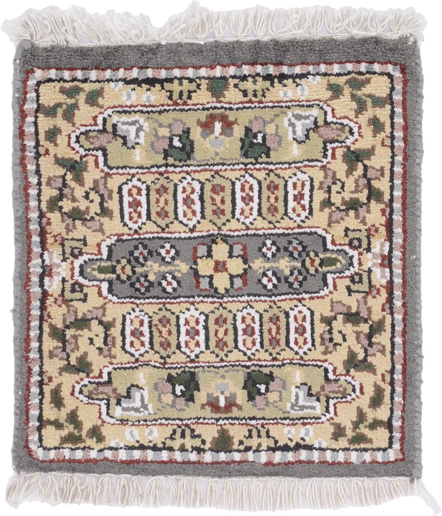 Agra Tappeto 30x30 (Indian) Annodato A Mano