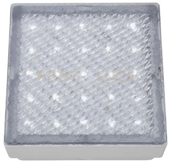 Walkover outdoor incasso - metallo bianco e policarbonato