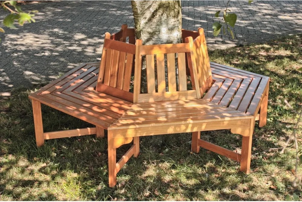 Panchina da giardino in legno marrone Ontario - Garden Pleasure