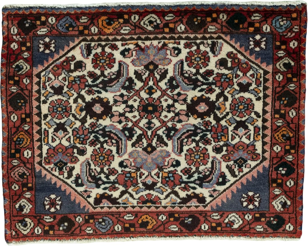 Tappeto 80 x 60 Beige (Iran) Annodato A Mano