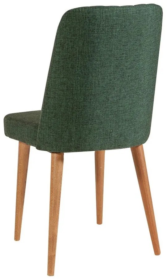 Sedia da pranzo in velluto verde Stormi Sandalye - Kalune Design