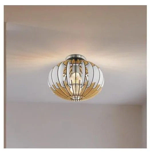 Eglo 32844 - Plafoniera OLMERO 1 1xE27/60W/230V