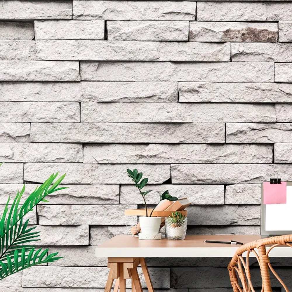 Carta da parati – Rivestimento in pietra elegante