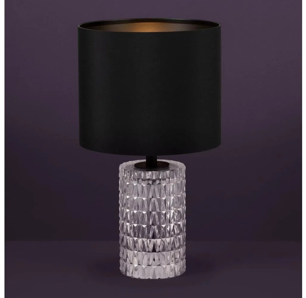 Eglo 39979 - Lampada da tavolo SAPUARA 1xE27/40W/230V nero