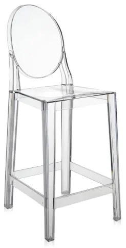 Sgabello policarbonato trasparente INVISIBILE H106