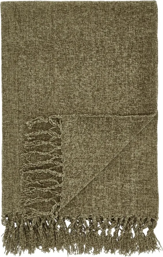 Coperta color kaki in ciniglia 130x170 cm Wilson – Catherine Lansfield