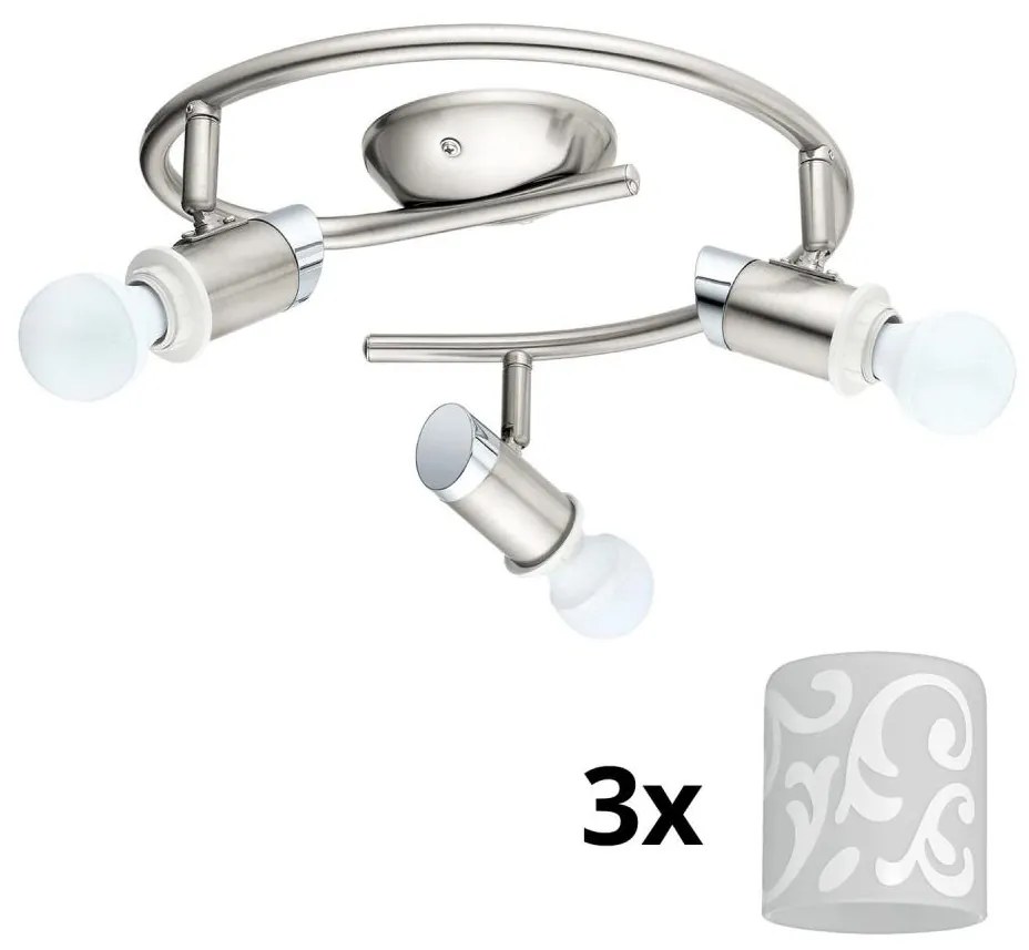 Eglo - Faretto LED MY CHOICE 3xE14/4W/230V  cromo/bianco