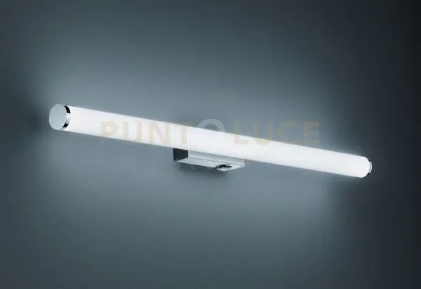 Mattimo applique led 8,6w 880lm, 3000k per bagno metallo cromato e ...
