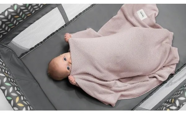 Lionelo - Coperta per bambini in bambù 75x100 cm Beige sabbia