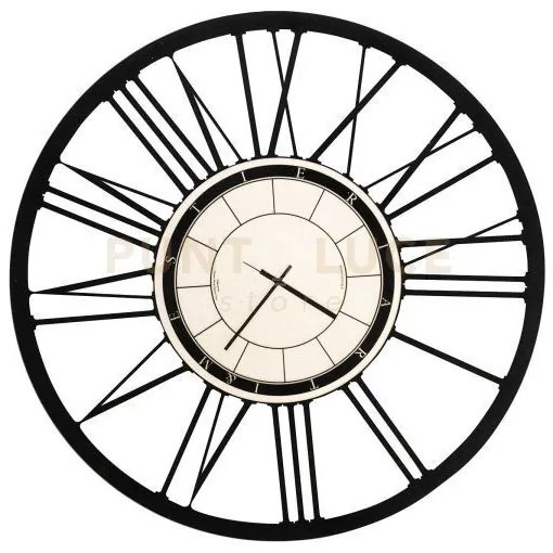 Orologio da parete di design big 90 nero