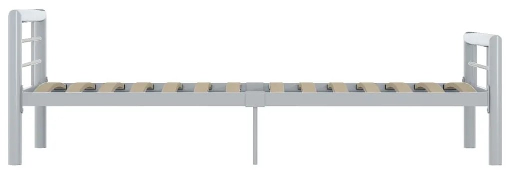 Giroletto grigio e bianco in metallo 100x200 cm