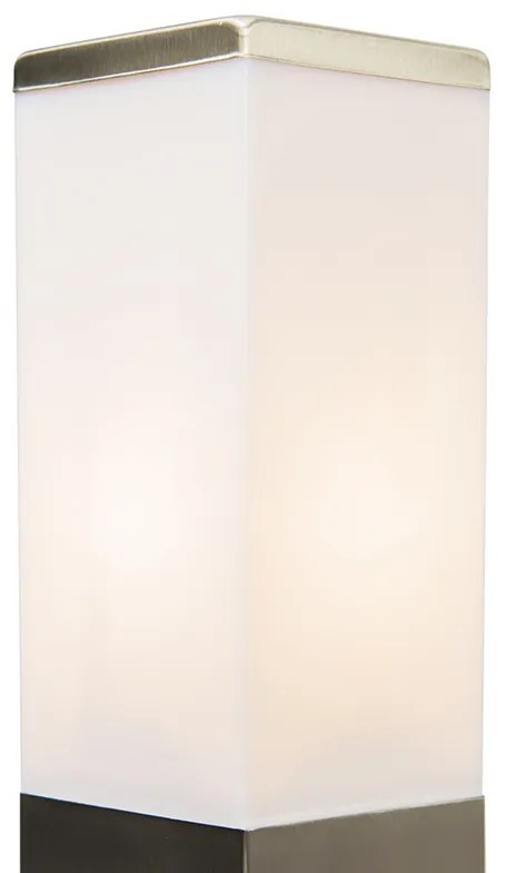 Lampada da esterno intelligente 45 cm in acciaio incl. WiFi P45 - Malios