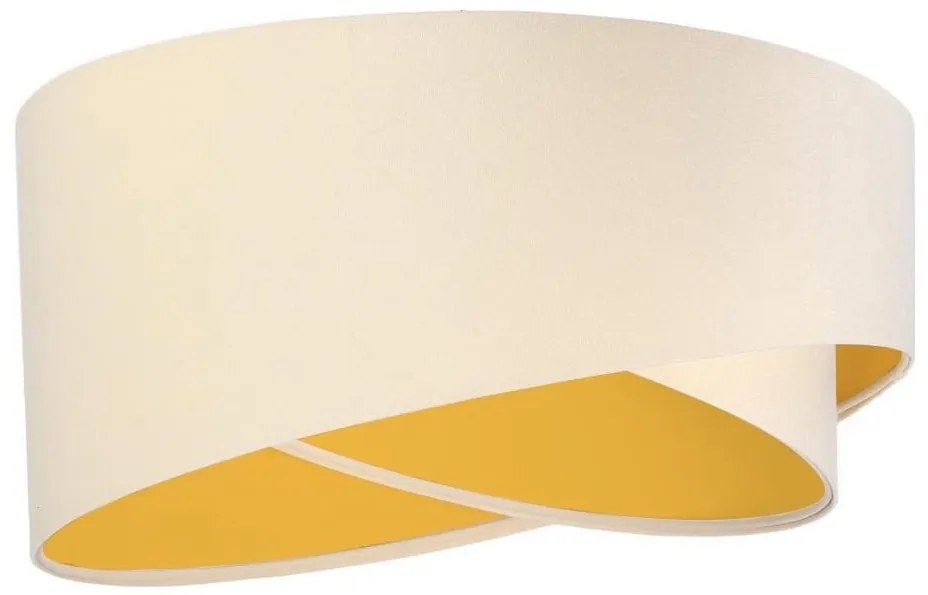 Paralume universale GALAXY E27 diametro 45 cm color crema/oro